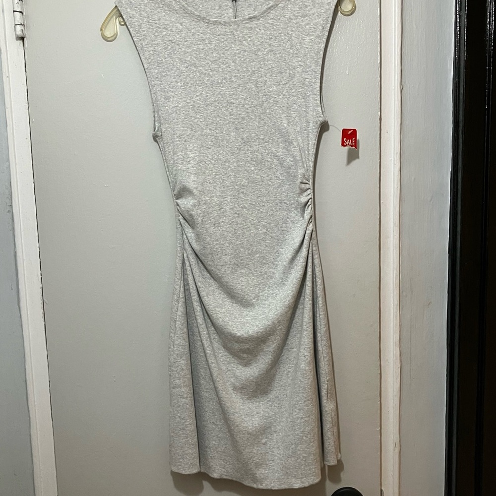 WeWoreWhat Light Gray Midi Dress